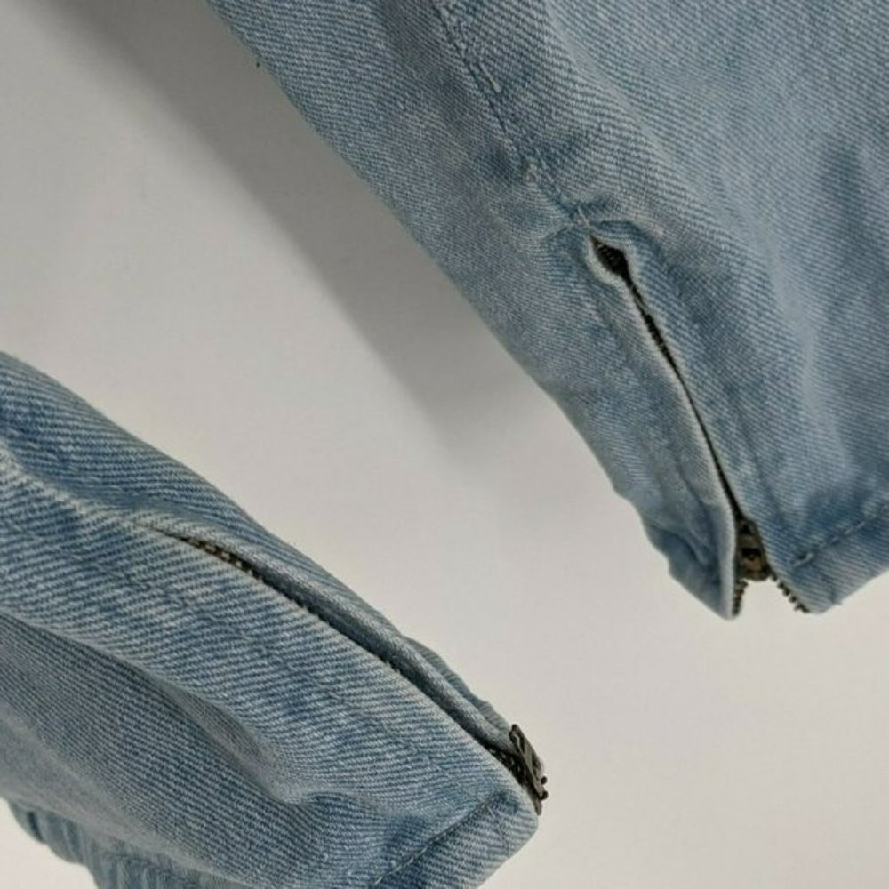 Liquor N Poker Curve 18 Light Wash Blue Distressed Jeans 100% Cotton Plus Size - Picture 8 of 13